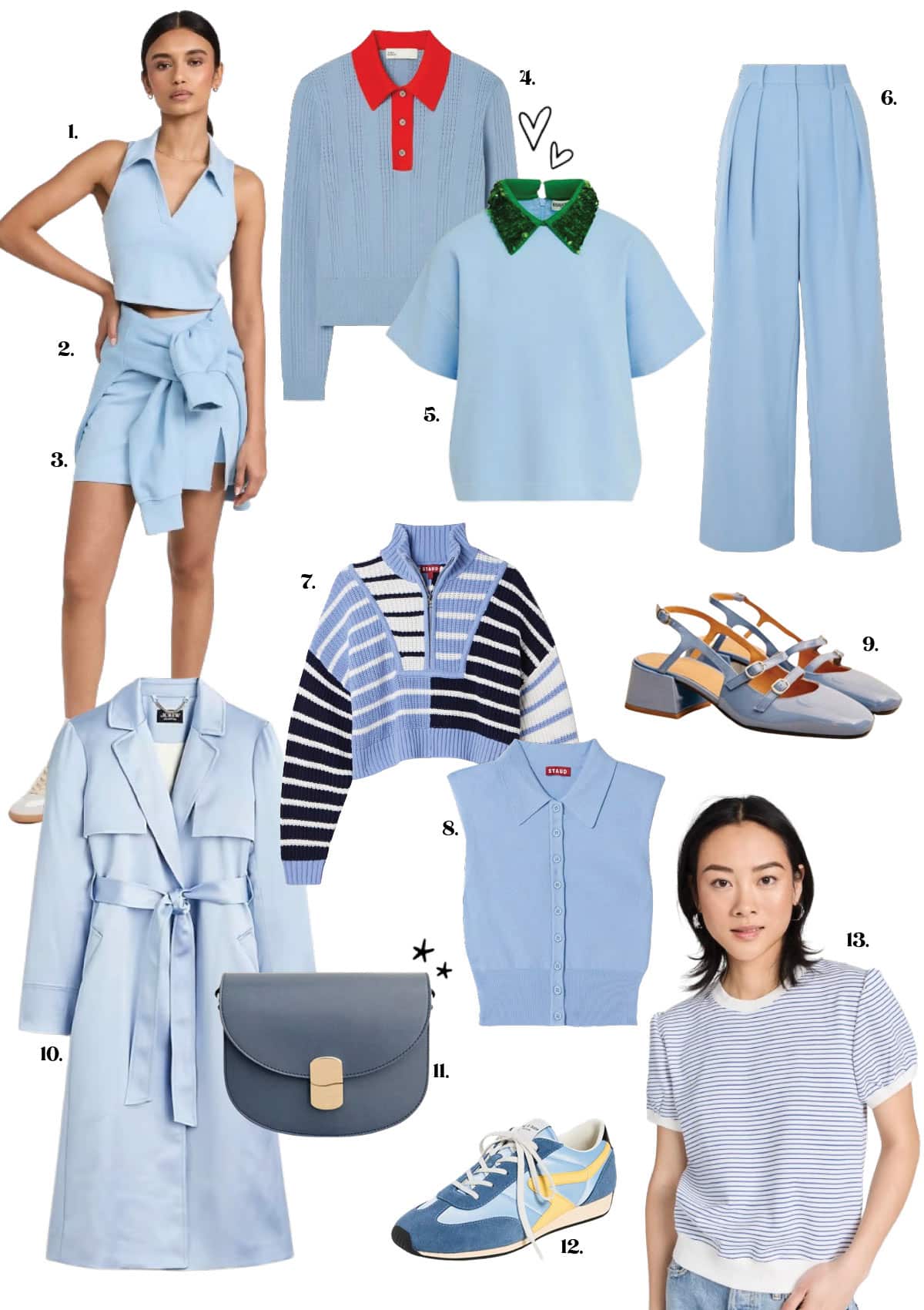Spring Fashion Trends 2024 - Icy Blue