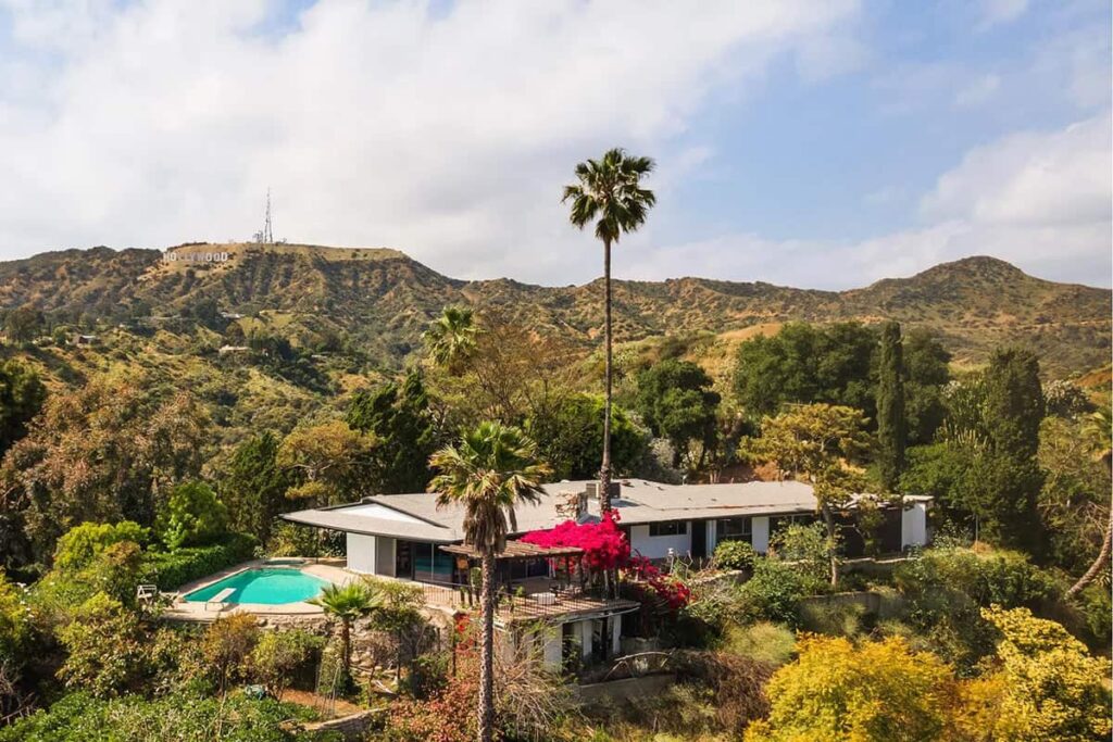 Paul Rubens Mid-Century Modern Home For Sale - Check out this Mid-Century Modern home in the Hollywood hills that was once owned by Paul Rubens aka PeeWee Herman.