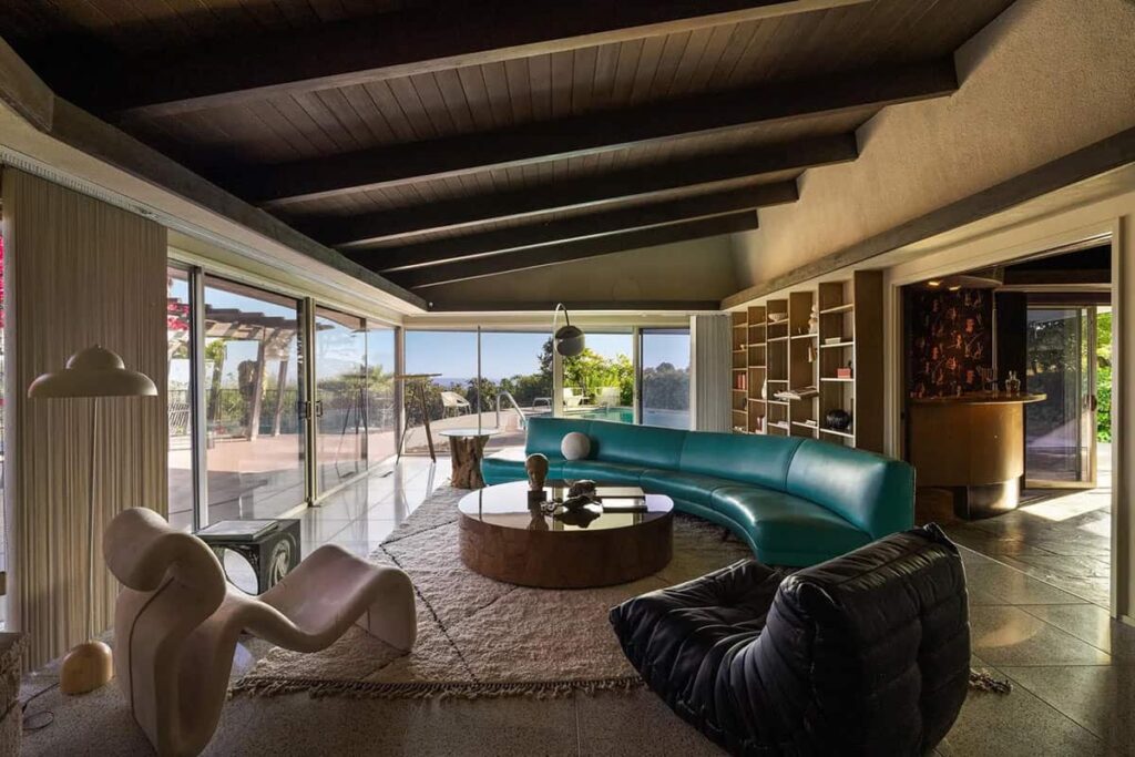 Paul Rubens Mid-Century Modern Home - Living Room