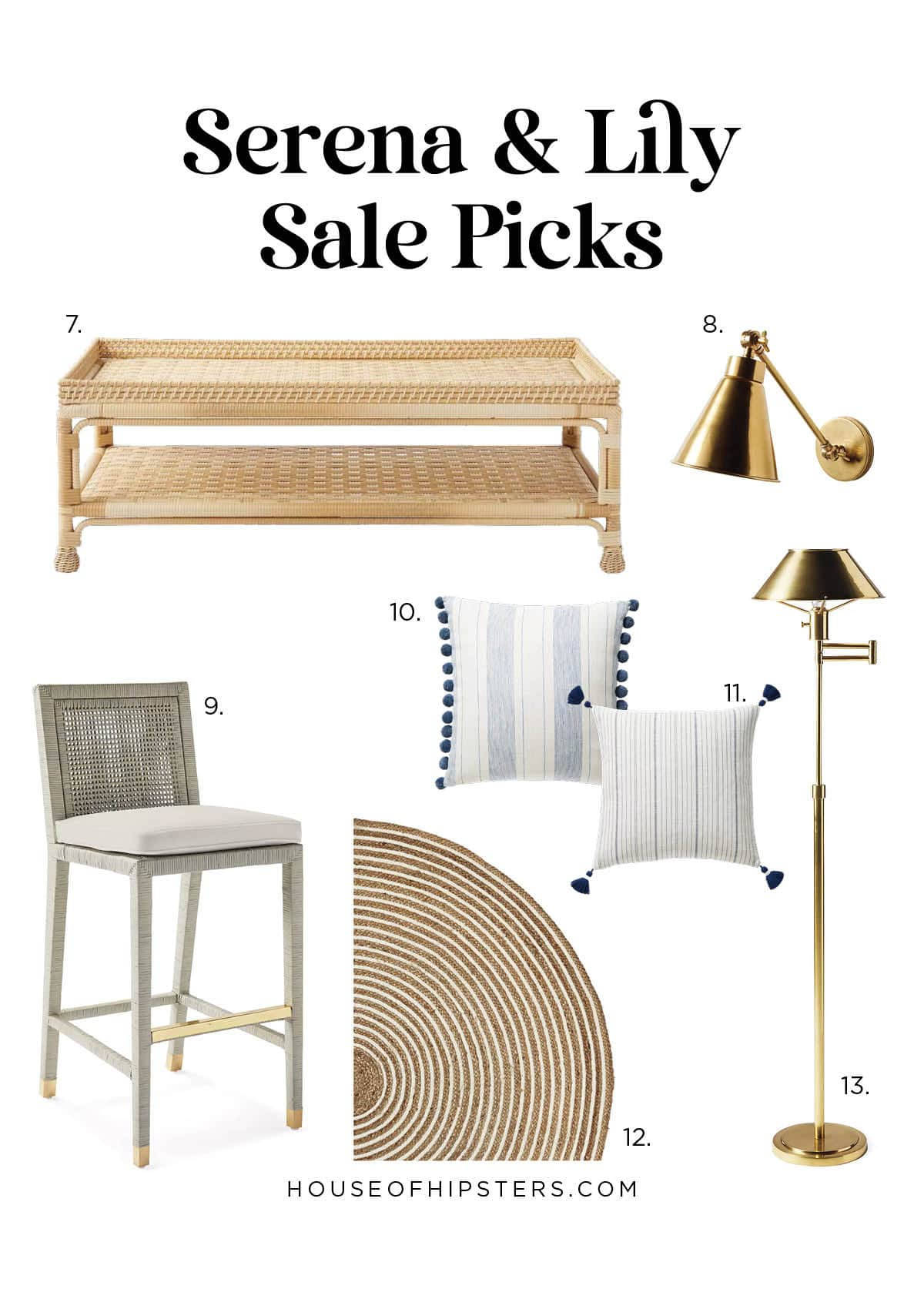 Serena and Lily Sale Favorites - Top picks and decor favorites from the Serena & Lily sale