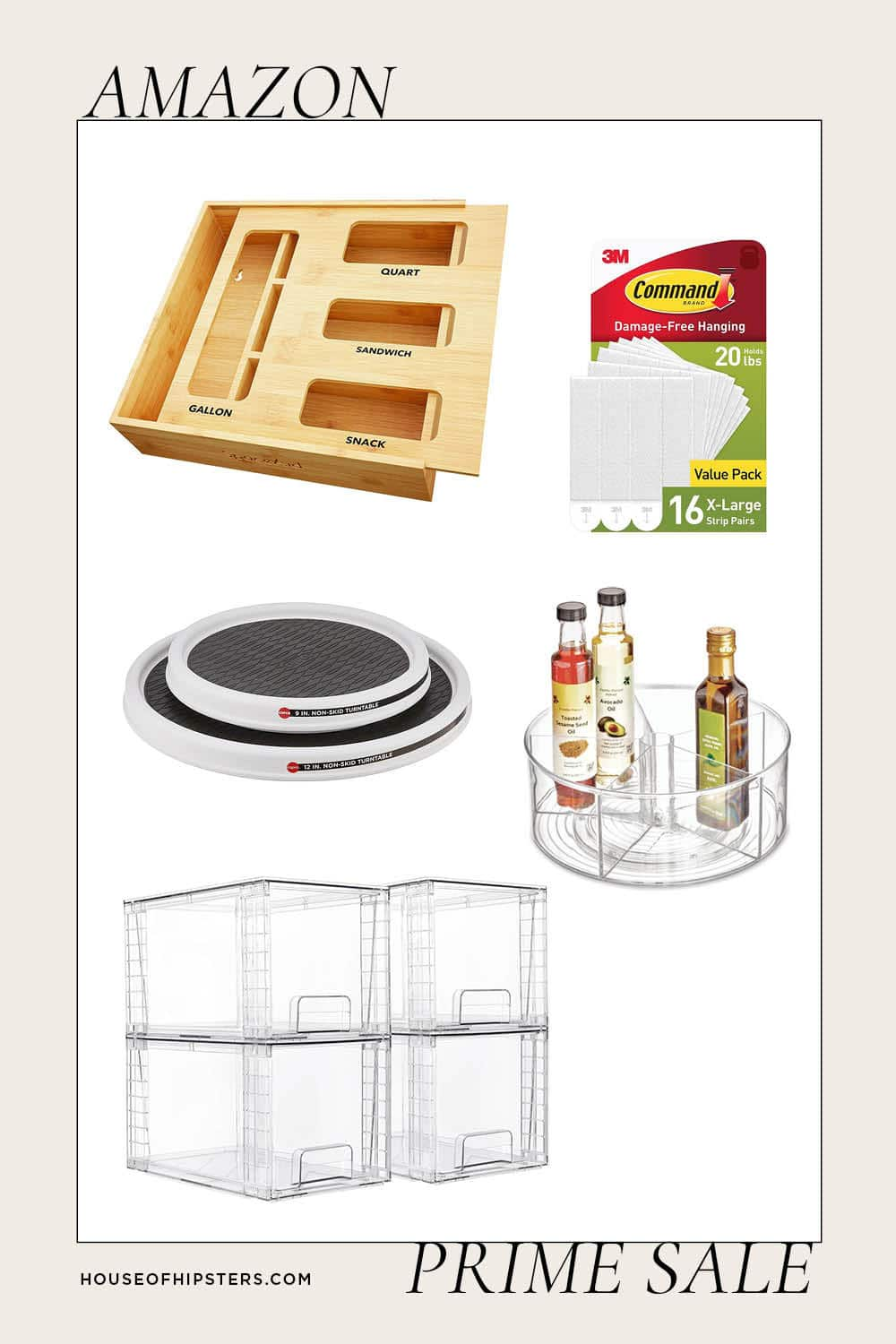 Top organizer and storage bin picks from the Ultimate Guide to the Amazon Prime Day 2024 Sale 