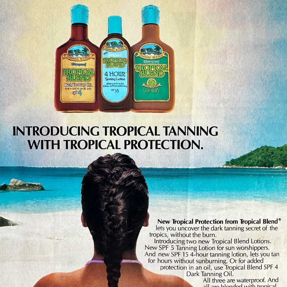 Take a look in the ads from Sassy Magazine July 1988 this one from Tropical Blend was so bad!