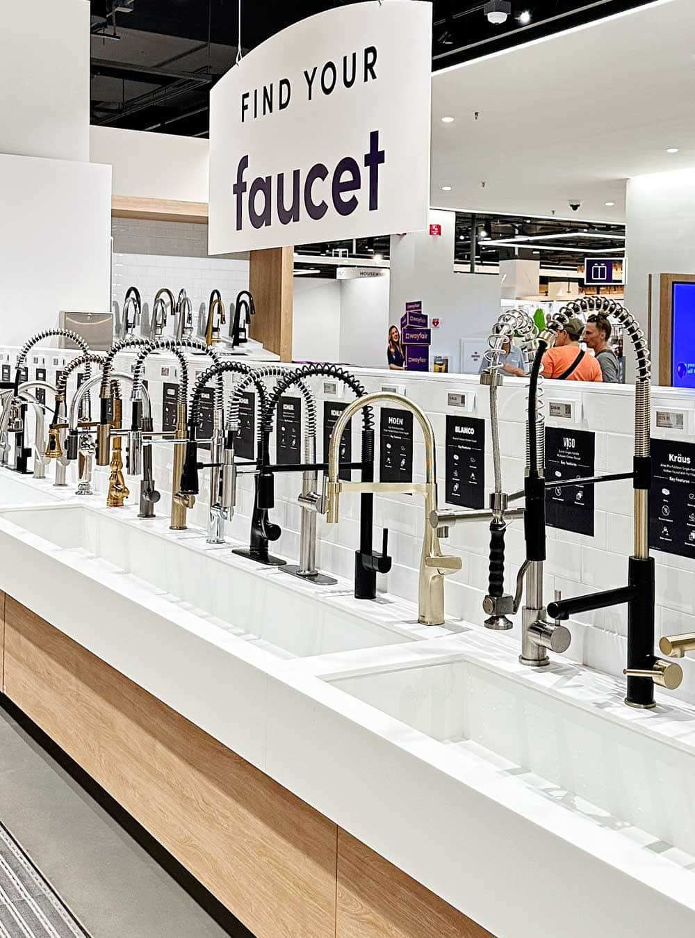 Bathroom faucets found at at Wayfair Store Chicago Wilmette, IL