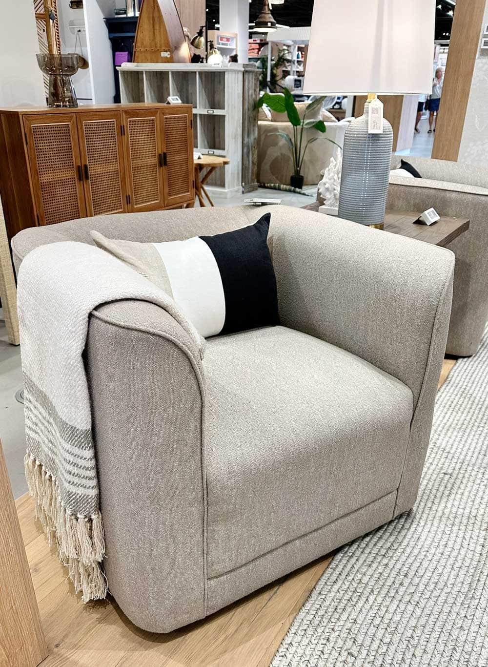 Modern chair found at the new Wayfair store Chicago