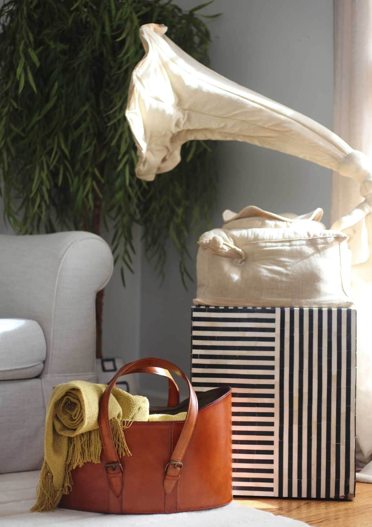 decorative storage basket living room